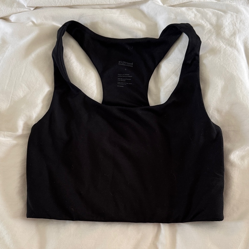 Girlfriend Collective Black Sports Bra